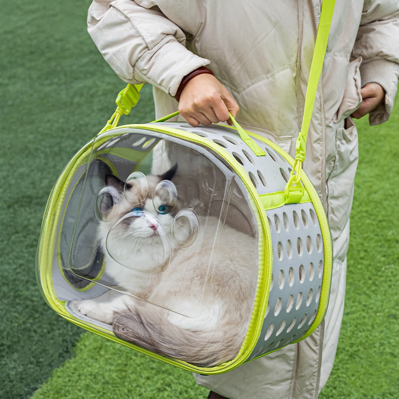 Discover the Transparent Space Capsule Pet Backpack Carrier
